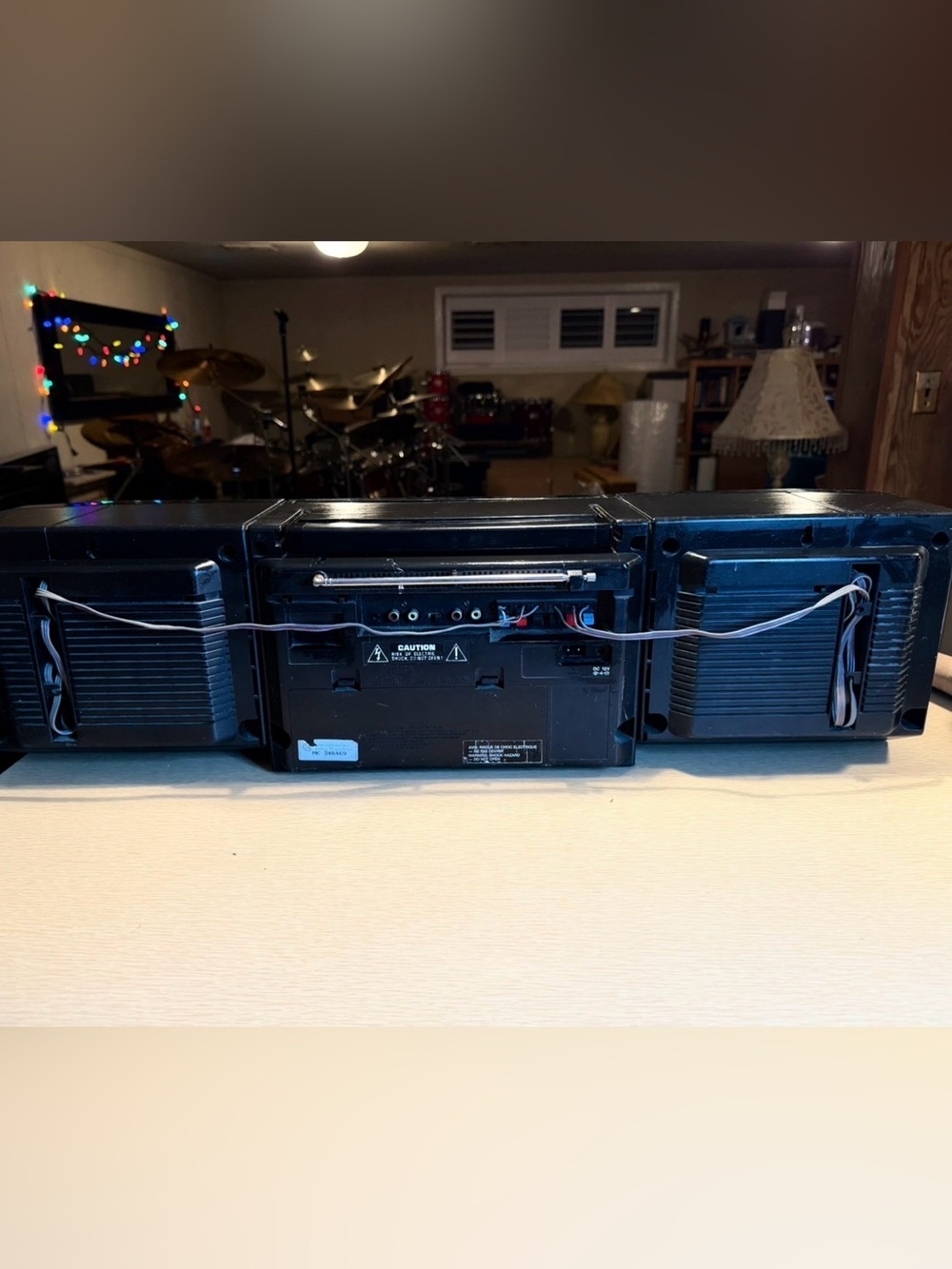Vintage Fisher PH-W803 Double Cassette Dubbing Boombox Radio Works Great READ - Picture 4 of 6